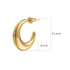 Fashion shape plating stainless steel ear studs