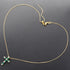 Luxurious Cross Inlay Zircon Pendant Necklace