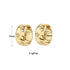 18k gold plated small huggies earrings