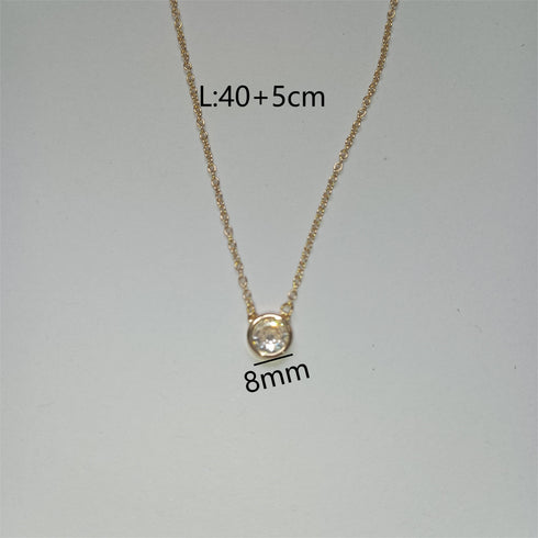 Shapes stainless steel plating 18k gold plated necklace