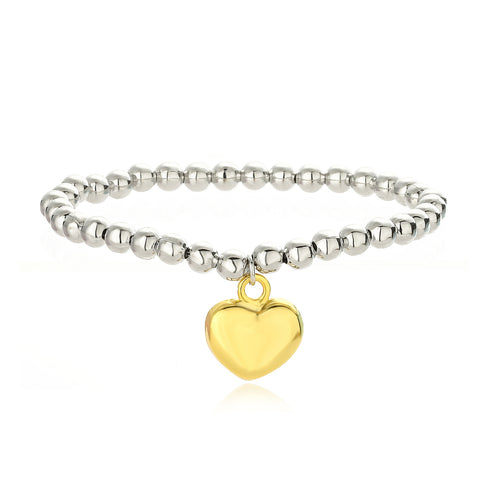 Heart shape zircon bracelets earrings necklace in bulk