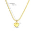 Heart shape zircon bracelets earrings necklace in bulk
