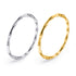Solid color stainless steel plating bangle