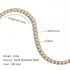 Style geometric stainless steel plating zircon gold plated necklace