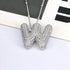 Letter plating silver plated pendant necklace
