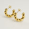 Twist titanium steel plating ear studs