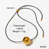 Stainless steel flanelle rope plating pendant necklace
