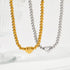 Heart shape stainless steel beaded plating bracelets necklace