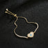 Devil's eye heart shape drawstring inlay zircon bracelets
