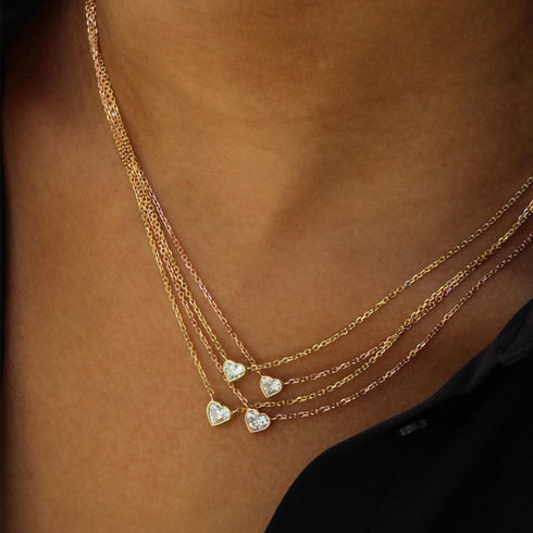 Shapes stainless steel plating 18k gold plated necklace