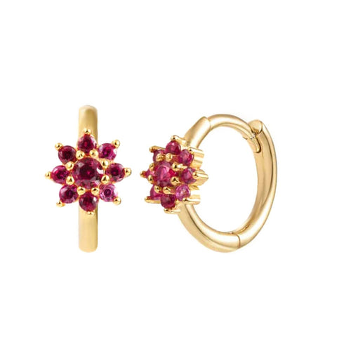 Sweet simple style flower huggies