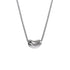 Solid color pea titanium steel gold plated silver plated necklace in bulk