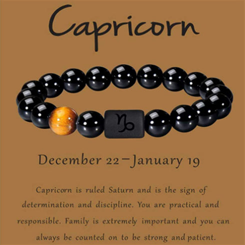 Constellation agate beaded bracelets