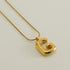 Stainless Steel 18K Gold Plated Casual Letter