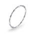 Solid color stainless steel plating bangle