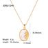 Sun stainless steel plating pendant necklace