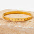 Fashion circle stainless steel plating zircon bangle