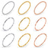 Solid color stainless steel plating bangle