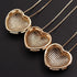 Style commute heart shape zircon white gold plated gold plated