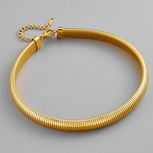 Hot sale elastic snake ring necklace