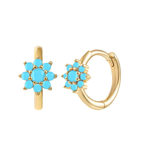 Sweet simple style flower huggies