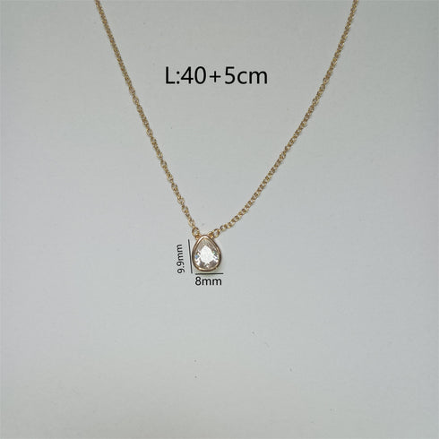 Shapes stainless steel plating 18k gold plated necklace