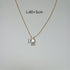 Shapes stainless steel plating 18k gold plated necklace