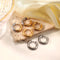 Basic huggies stainless steel jewelry gold and silver