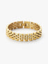 Solid color stainless steel plating inlay zircon 18k gold plated bracelets