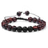 Color natural stone agate beaded bracelets