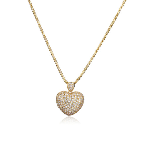 Luxury heart necklace in bulk