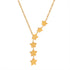 Star titanium steel pendant necklace