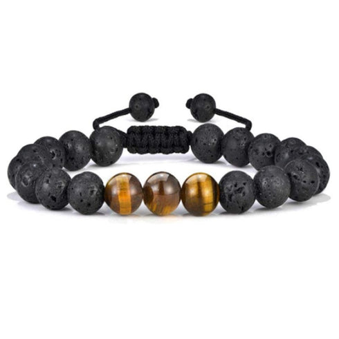 Color natural stone agate beaded bracelets