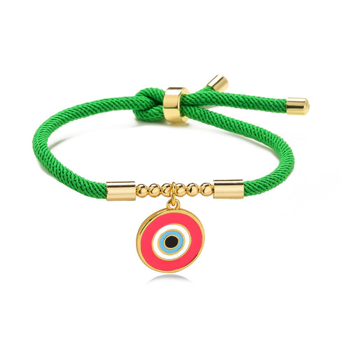 Fashion eye copper enamel plating bracelets