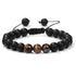 Color natural stone agate beaded bracelets