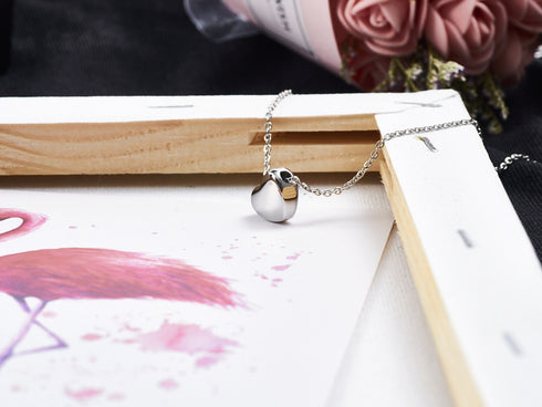 Heart shape stainless steel plating gold plated pendant necklace