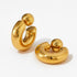Geometric solid color plating stainless steel ear studs
