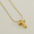 Stainless Steel 18K Gold Plated Casual Letter