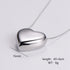 Heart shape stainless steel 18k gold plated pendant necklace