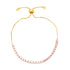Fashion geometric 18k gold plated zircon bracelets