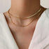 Single chain necklace stylish