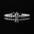 Retro titanium steel plating inlay zircon unisex bracelets