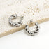 Twist titanium steel plating ear studs