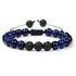 Color natural stone agate beaded bracelets