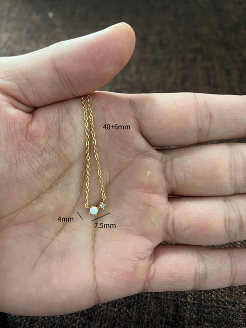 Round titanium steel plating 18k gold plated pendant necklace