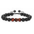 Color natural stone agate beaded bracelets