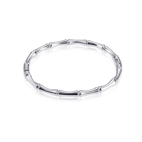 Solid color stainless steel plating bangle