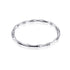 Solid color stainless steel plating bangle