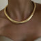 Solid color stainless steel titanium steel choker