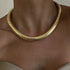Solid color stainless steel titanium steel choker